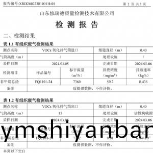 檢(jian)測報告（2024.03.20）